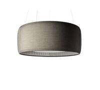 LUCEPLAN lampe à suspension SILENZIO (Ø90 cm Sable - Tissu Kvadrait Remix 2)