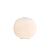 Luceplan Lampe de table Lita ø30 cm. socle blanc