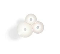 LUCEPLAN lampe murale applique ou au plafond BULBULLIA D95A3 (Blanc - Polycarbonate)