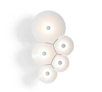 LUCEPLAN lampe murale applique ou au plafond BULBULLIA D95A5 (Blanc - Polycarbonate)