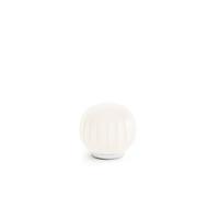 Luceplan Lita Tavolo Tischleuchte, ⌀ 14cm, structure en aluminium laqué blanc