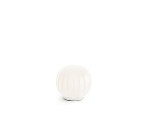 Luceplan Lita Tavolo Tischleuchte, ⌀ 14cm, structure en aluminium laqué blanc