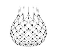 Luceplan - Mesh Suspension Ø100xH90 4m w/Wireless Kit Black