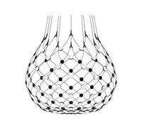 Luceplan - Mesh Suspension Ø100xH90 5m w/Wireless Kit Black