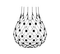 Luceplan - Mesh Suspension Ø80xH60 2m w/Wireless Kit Black