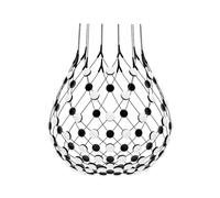 Luceplan - Mesh Suspension Ø80xH60 3m w/Wireless Kit Black
