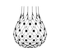 Luceplan - Mesh Suspension Ø80xH60 4m w/Wireless Kit Black