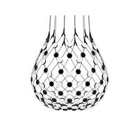 Luceplan - Mesh Suspension Ø80xH60 5m w/Wireless Kit Black