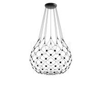 Luceplan Mesh Suspension LED ø100 cm - monture 200 cm - Luceplan Bluetooth