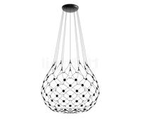 Luceplan Mesh Suspension LED ø100 cm - monture 300 cm - Luceplan Bluetooth