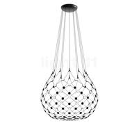 Luceplan Mesh Suspension LED ø100 cm - monture 400 cm - Luceplan Bluetooth