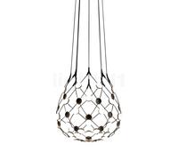 Luceplan Mesh 55 LED Pendelleuchte, câble 5m