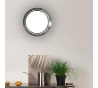 LUCEPLAN lampe au plafond plafonnier ou lampe murale applique METROPOLI D20 LED (Ø 27 cm - Aluminium poli et polycarbonate)