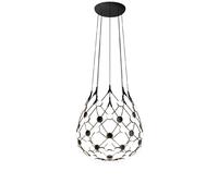Luceplan Suspension Mesh noir. small. câble 1m