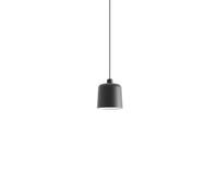 Luceplan Zile Suspension Ø20 Mat Noir