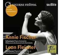 LUCERNE FESTIVAL,VOL.8-FISCHER/FLEISHER CD NEUF SCHUMANN,ROBERT/BEETHOVEN