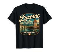 Lucerne Suisse Lucerne Vacances Suisse Voyages T-Shirt Graphique avec Valeur