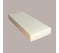 Lucgel Srl Boîte de 10 chocolats en carton en papier havane + insert en or ECOLIFE 90x270H30 pour pâtisserie à emporter