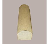 Lucgel SRL Lot de 10 boîtes porte-1 bouteille vague havane boîte en papier (330 x 100 H100)