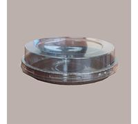 Lucgel Srl Lot de 10 moules en forme de cuisson avec film anti-adhésif + couvercle OPTIMA (Dm180 H22) pour tartes sucrées ou salées