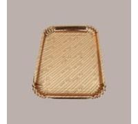 Lucgel Srl Lot de 50 plateaux en carton polytenate Giotto Or 7 28 x 38 cm