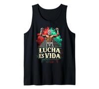 Lucha ES Vida Luchador Mexican Luchador Wrestling Spirit Débardeur