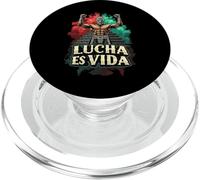 Lucha ES Vida Luchador Mexican Luchador Wrestling Spirit PopSockets PopGrip pour MagSafe