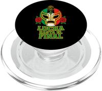 Lucha Hasta El Final Lucha Libre Masque Mexicain Luchador Fan PopSockets PopGrip pour MagSafe