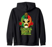 Lucha Hasta El Final Lucha Libre Masque Mexicain Luchador Fan Sweat à Capuche