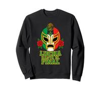Lucha Hasta El Final Lucha Libre Masque Mexicain Luchador Fan Sweatshirt
