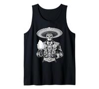 Lucha Libre Charro avec Barbe à Papa Débardeur