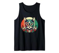 Lucha Libre Cool Cat Masque Luchador Débardeur