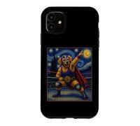 Lucha Libre Golden Retriever, Lutte Mexicaine, LuchadoreDog Coque pour iPhone 11