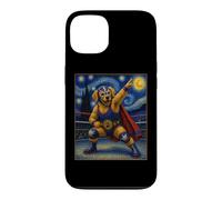 Lucha Libre Golden Retriever, Lutte Mexicaine, LuchadoreDog Coque pour iPhone 13