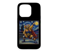 Lucha Libre Golden Retriever, Lutte Mexicaine, LuchadoreDog Coque pour iPhone 15 Pro