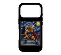 Lucha Libre Golden Retriever, Lutte Mexicaine, LuchadoreDog Coque pour iPhone 17 Pro