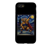 Lucha Libre Golden Retriever, Lutte Mexicaine, LuchadoreDog Coque pour iPhone SE (2020) / 7/8