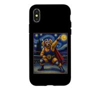 Lucha Libre Golden Retriever, Lutte Mexicaine, LuchadoreDog Coque pour iPhone X/XS