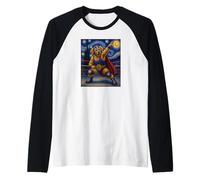 Lucha Libre Golden Retriever, Lutte Mexicaine, LuchadoreDog Manche Raglan