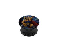 Lucha Libre Golden Retriever, Lutte Mexicaine, LuchadoreDog PopSockets PopGrip Adhésif