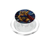 Lucha Libre Golden Retriever, Lutte Mexicaine, LuchadoreDog PopSockets PopGrip pour MagSafe