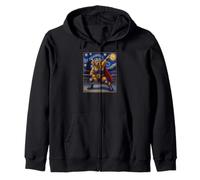 Lucha Libre Golden Retriever, Lutte Mexicaine, LuchadoreDog Sweat à Capuche