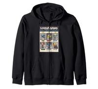 Lucha Libre Masque Lutte pour Chiot Mexique Anniversaire Luchador Sweat à Capuche