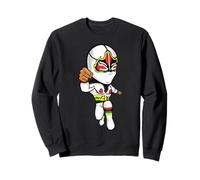 Lucha Libre Mexican Wrestling Legend Mask Design Sweatshirt