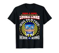 Lucha Libre Mexican Wrestling Legend Mask Design T-Shirt