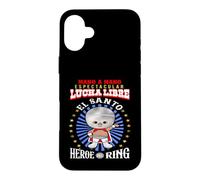 Lucha Libre Mexicana Wrestling Masks Luchadores Máscaras Coque pour iPhone 16 Plus