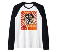 Lucha Libre Mexique Lutte El Goron Luchador Retro Sunburs Manche Raglan