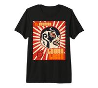 Lucha Libre Mexique Lutte El Goron Luchador Retro Sunburs T-Shirt Haut de Gamme