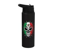 Lucha Mexico Independence Muertos Lutteur mexicain Stainless Steel Insulated Water Bottle