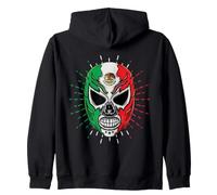 Lucha Mexico Independence Muertos Lutteur Mexicain Sweat à Capuche